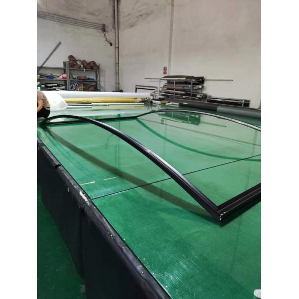 4K Curved Fixed Frame Screen Wall Mount Curved Home Cinema Screen Customized