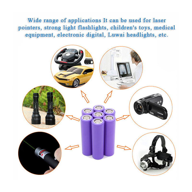 3.7V 18650 Lithium Ion Battery Cells CE UL UN38.3 MSDS Compliant