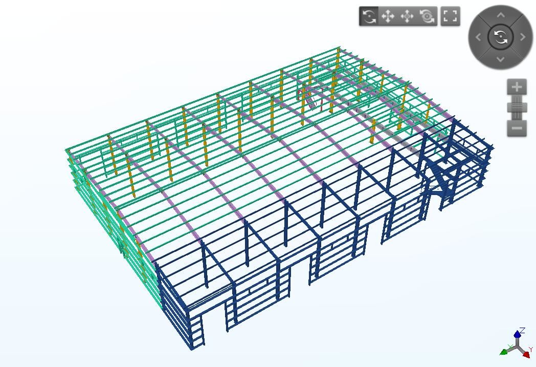 Pre Engineered Riged Frame Structural Steel Workshop Building Construction ISO Standard
