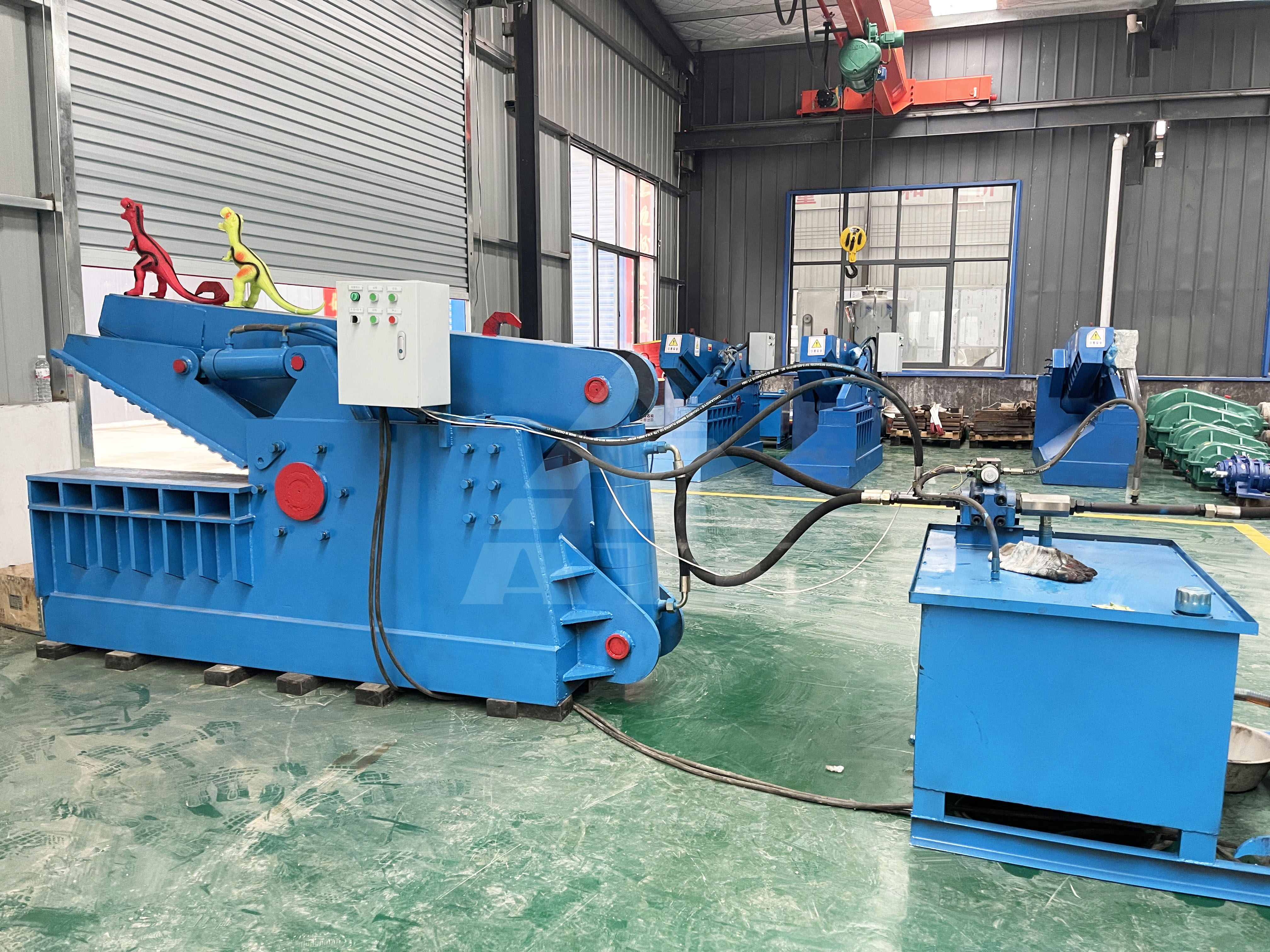 2500KG/H-4500KG/H Hydraulic Alligator Shear Scrap Iron Cutting Alligator Metal Shear