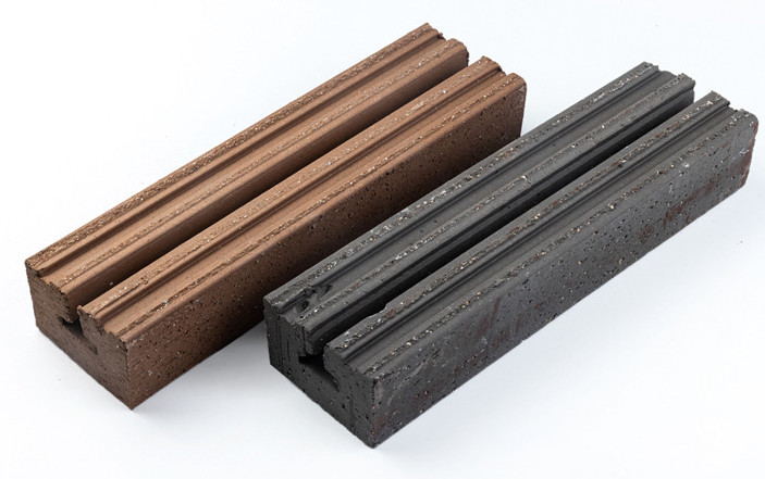 Cliner brick with rough texture for quick installation