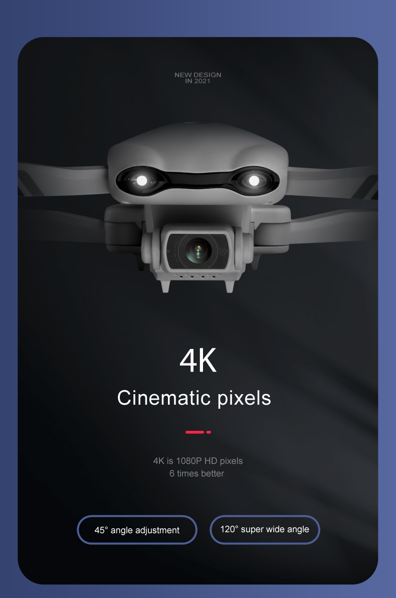 Profesional GPS Battery Powered Drones With Hd 4k Cameras 5G WiFi Fpv Drones
