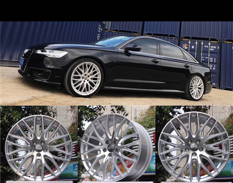 Machined Face Car Wheel Rims Aluminum Alloy 19 Inch 5 X 112