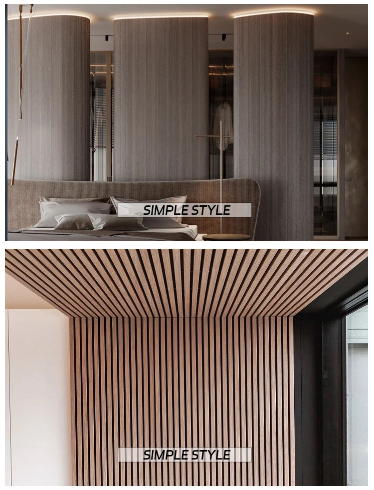 Mould Proof Moisture Proof Bamboo Charcoal Wood Veneer 1.22m*2.44m