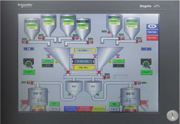 Automatic PVC Mixer Machine For Extrusion Line Maximum Capacity / Efficiency