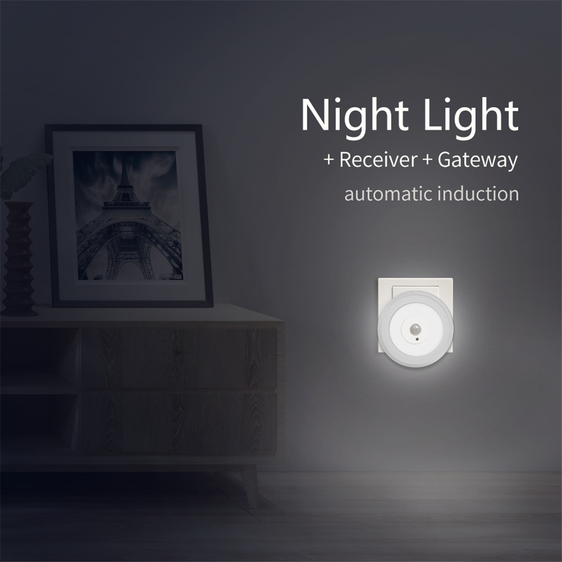 Smart Wi-Fi PIR Motion Sensor Detector(003G-708C)