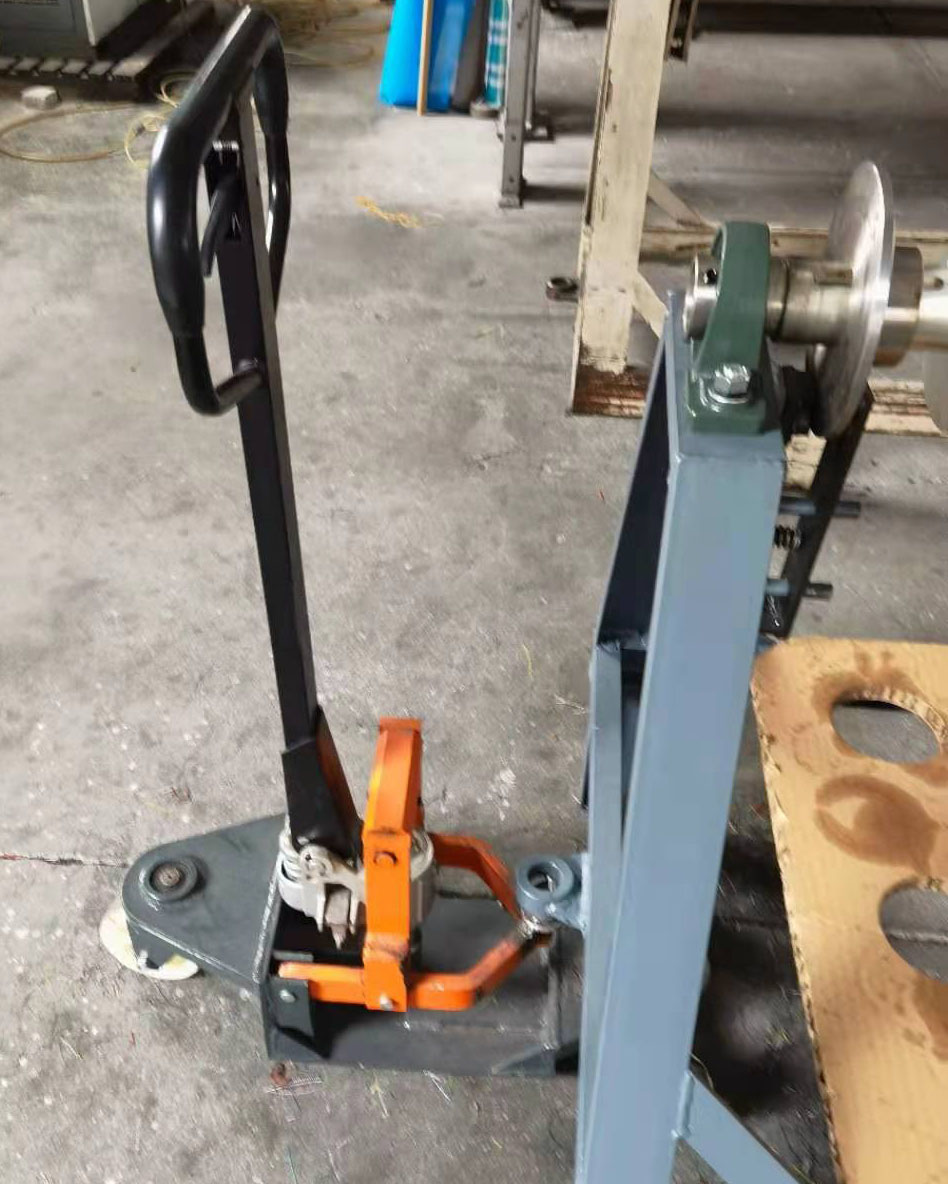 Steel Warp Beam Trolley Lifting 300mm Tractor Hand Heavy Weight Lifting Trolley