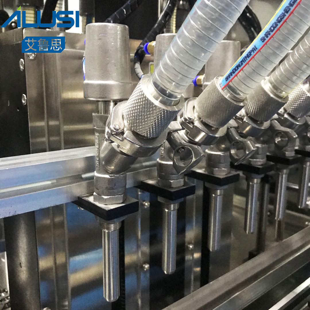 Liquid Lotion Quantitative Bottle Filling Machine Piston Automatic Four Nozzle Filling Machinery