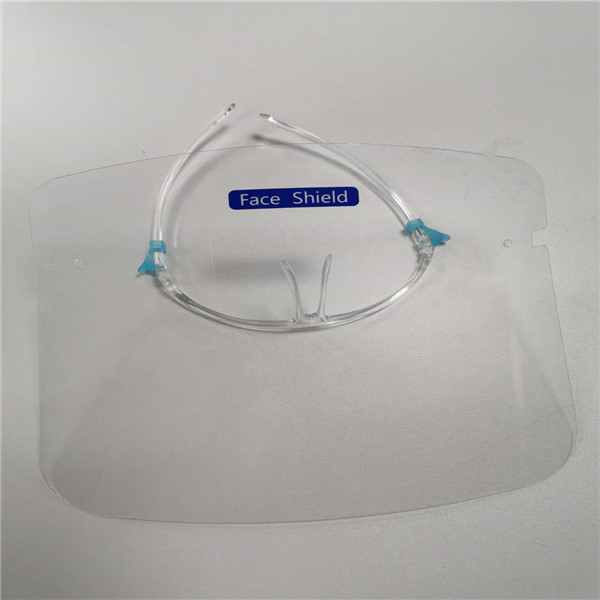 Clear Plastic Anti Fog PET Sheet 0.25mm Splashproof For Transparent Face Shield