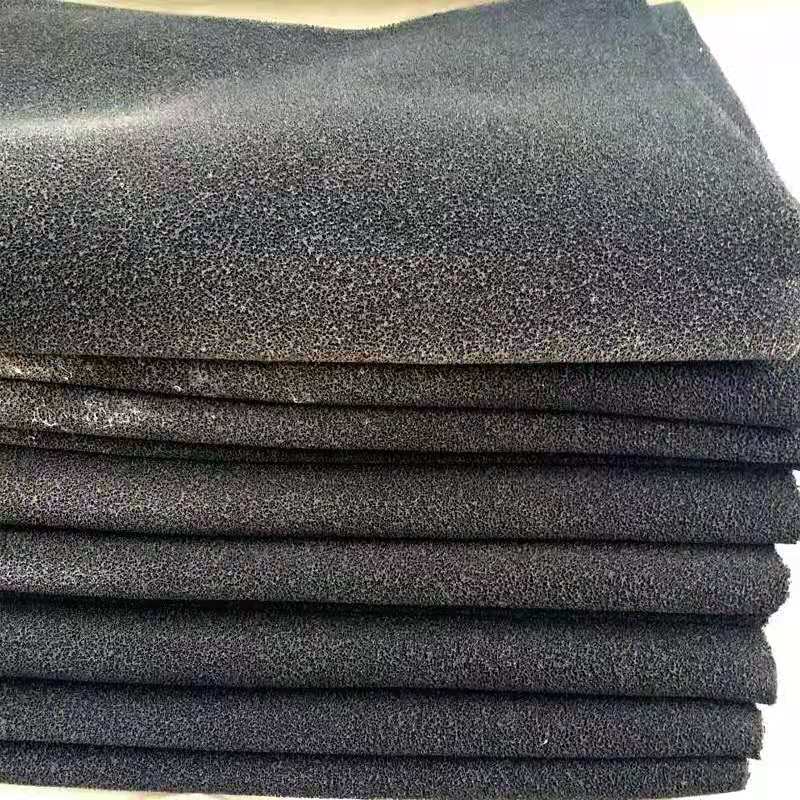 15-150cm Width Cross Lapping Nonwoven Fabric with Charcoal Carbon Fiber in GAOXIN