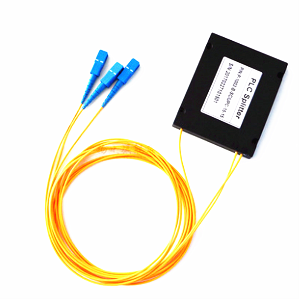 Factory Price SC LC FC ST SC/APC LC/APC Connector Mini Module Steel Tube Type 2 way Fiber Optical Splitter