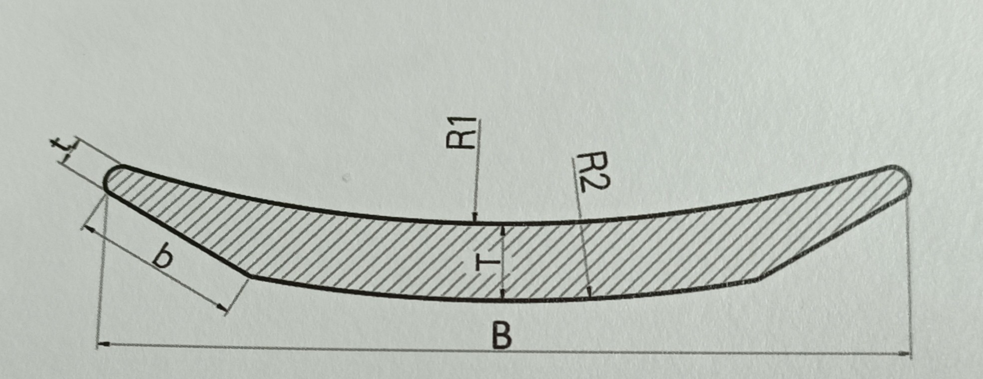 Hot Rolled Blade Edge DBC 13*152 Accept Customized