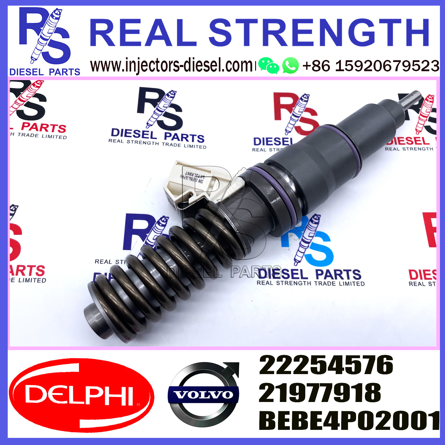 Common Rail Diesel Fuel Injector 21977918 BEBE4P03001 22254576 for Engine Parts