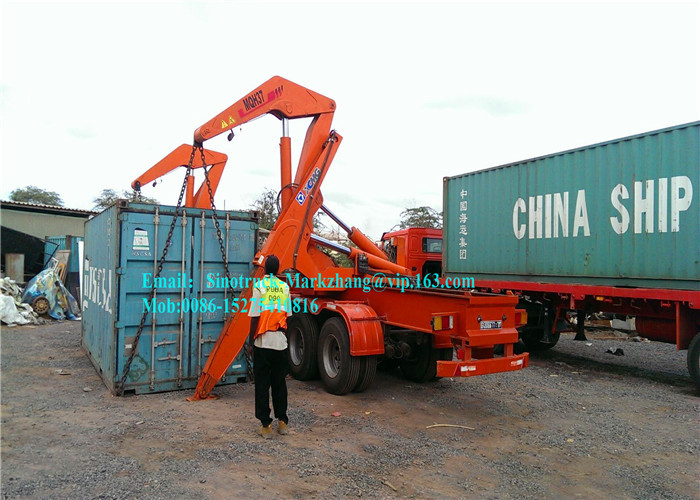 10 Wheeler 20ft 40ft Container Side Lifter / Container Side Loader Trailer ISO Approval