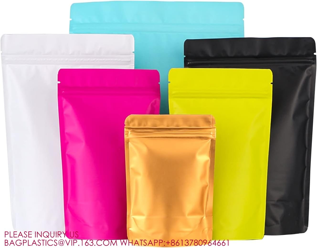 Golden Resealable Stand Up Bags,Smell Proof Pouch Sealable Foil Pouch Bags For Packaging