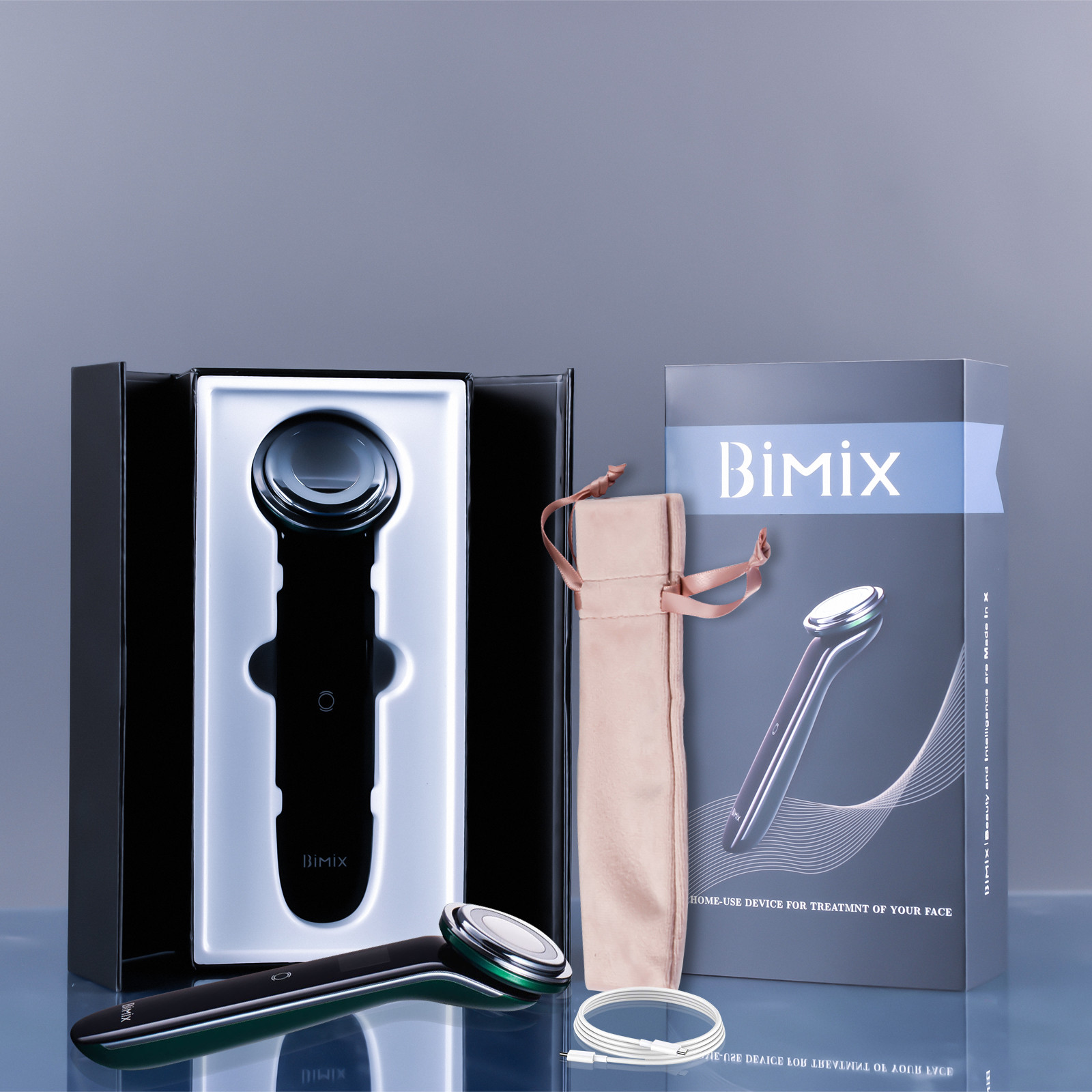 FCC Certified 3Watt Absorb Essence Ultrasonic Facial Device