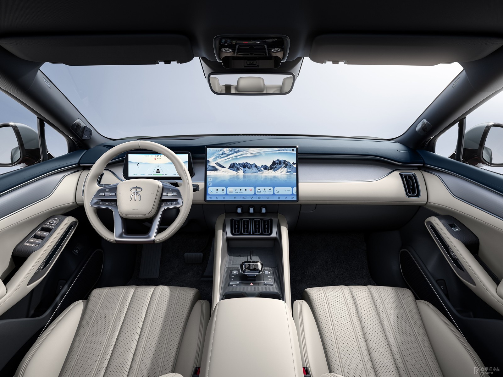 High Speed 201km/h 2023 BYD Song L 602KM All Wheel Drive Electric Car Length 4840 Width 1950 Height 1560 Tire 245/45 R20