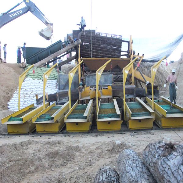 Durable Steel Plate Made Land Mining Machine for Gold