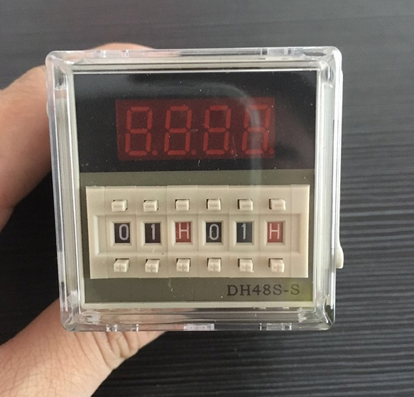 DH48S-2Z 12vdc 24vdc 220vac 380vac Digital Timer 6 time range adjustable 0.1s~99h on-delay time relay