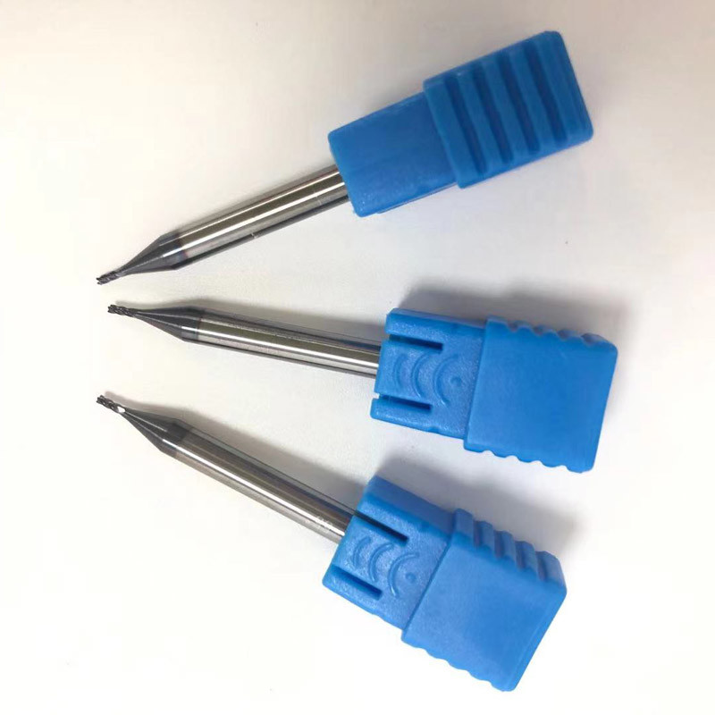 Solid 2 Flute D0.6 Tungsten Carbide End Mills For Steel For Hardened Steel