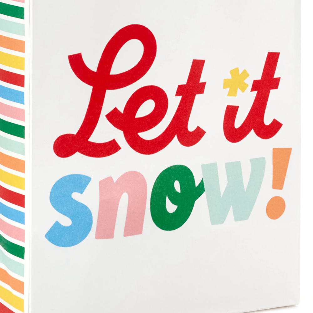 Custom Printed Cute Cartoon Gift Packaging Shopping Paper Bag with Folding Style