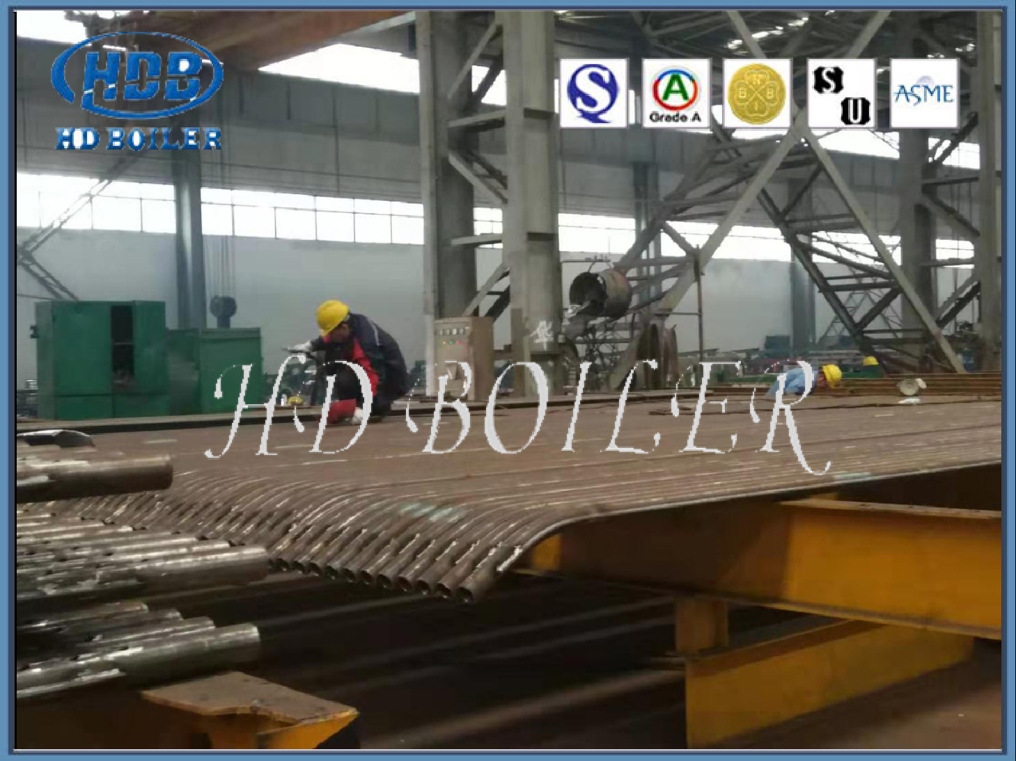Environmental Friendly Boiler Water Wall Panels Alloy Seamless ASTM Certification