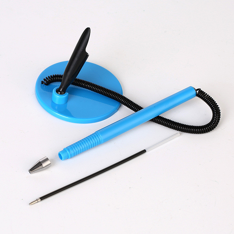 Promotional Desktop ballpoint pen plastic logo customized colorful