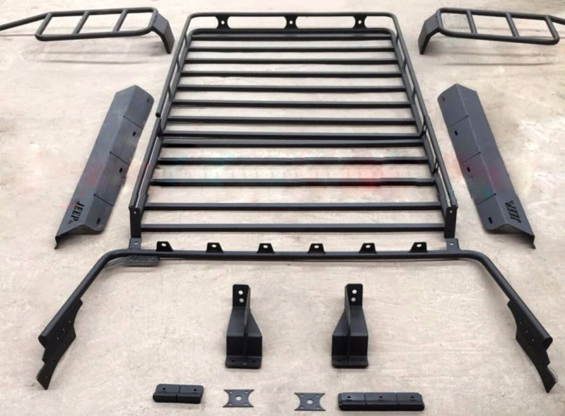 Wrangler Jk Unlimited (08~14) 2 4 Doors Iron Roof Rack Top Luggage Carrier