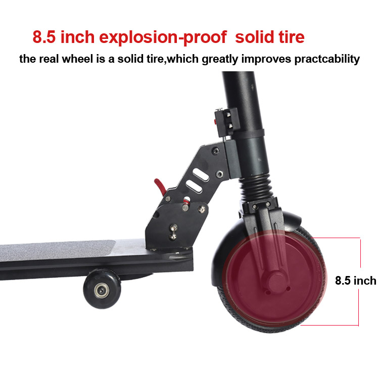 36V Folding Powerful Electric Scooter With 6.6A Battery Disc Brake
