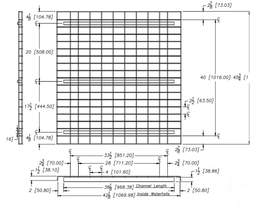 Wire Decking Pallet Rack Wire Decking Flared Channel Wire Mesh Decking