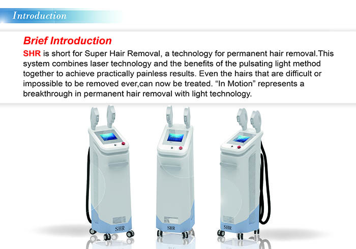SHR best professional ipl machine for hair removal Pain free equipment for beauty salon