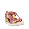 Buy cheap Woven Straps 8cm Womens Wedge Heeled Shoes Towering Jute Platform from wholesalers