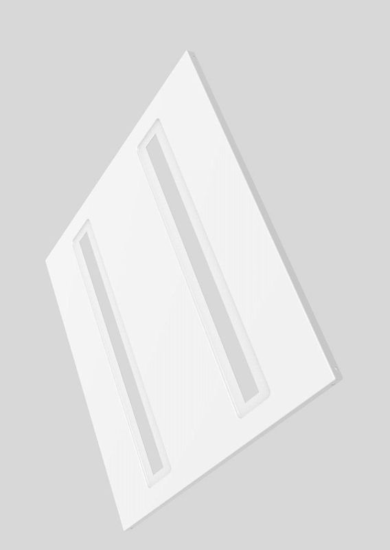 Suspended Industrial High Bay LED Lighting With White Aluminum Frame