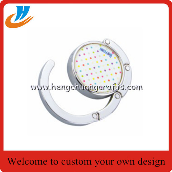 Bag Hanger Hook/Bag Hanger Keychain customized from hengchuang crafts factory in Shenzhen
