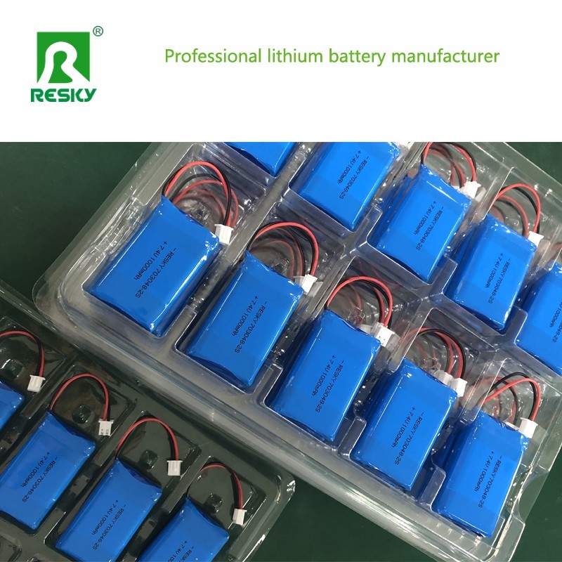 Solar Lithium Polymer Battery Cell 703048 1000mAh 3.7V For Consumer Electronics