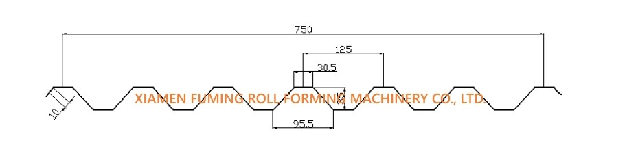 Industrial Roof Panel Roll Former PPGI 7.5KW Roofing Sheet Forming Machine