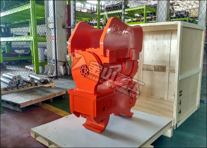 45 Degree Incline Excavator Tilt Hitch High Tensile Steel Suit Volvo EC120 EC140