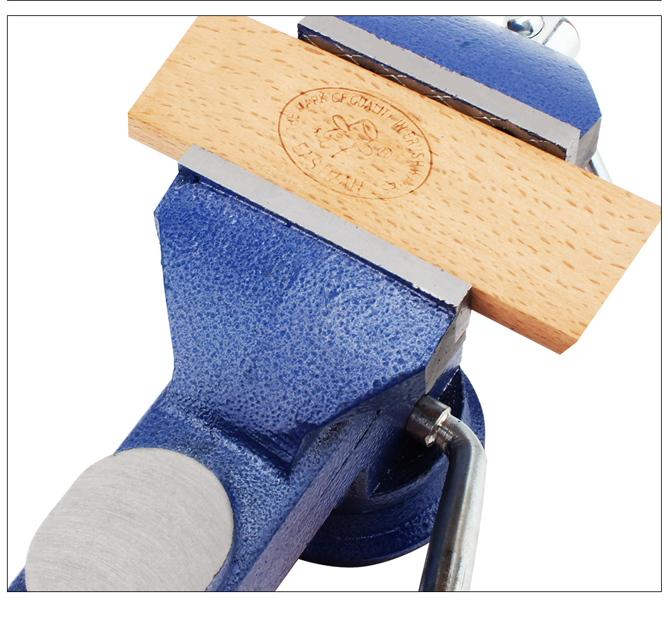 3 Inch Universal Table Vise 360 Degree Swivel Base Quick Adjust