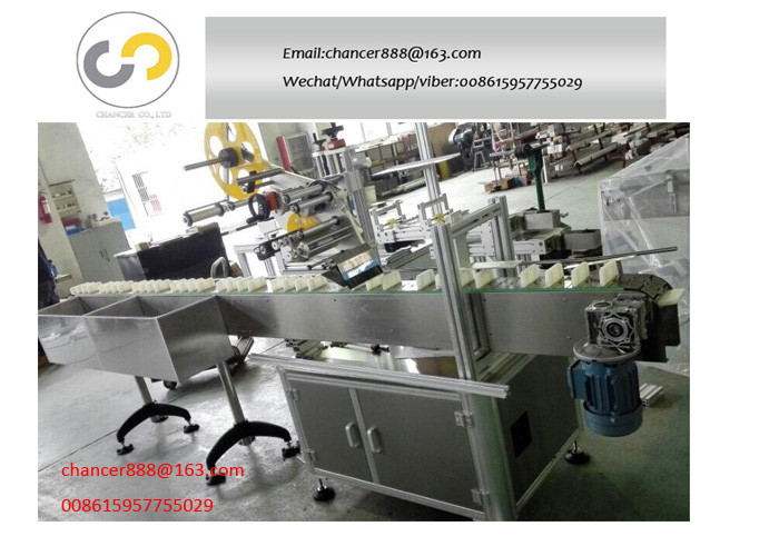 Automatic egg carton sticker labeling machine, egg box labeler machine