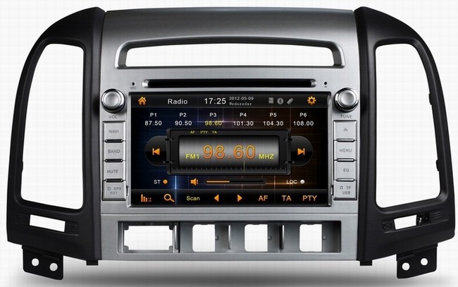 Car gps navigation for Hyundai Santa Fe 2006-2012 with car music player OCB-7024