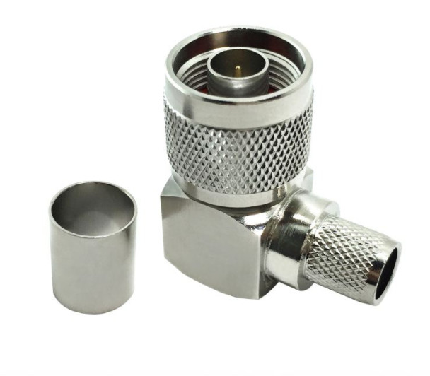 N Type Straight Crimp Male 50 Ohm LMR-400 RF Connector