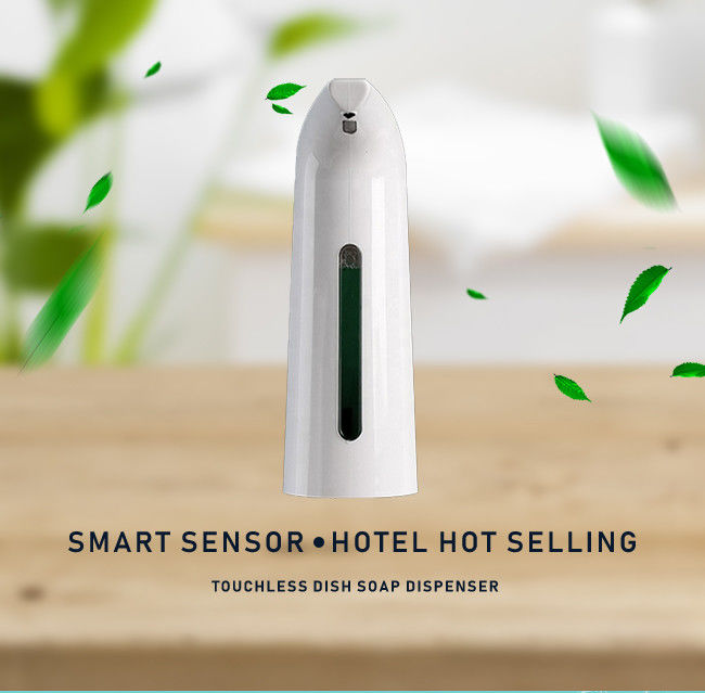 White Infrared Sensor Touchless Dish Soap Dispenser