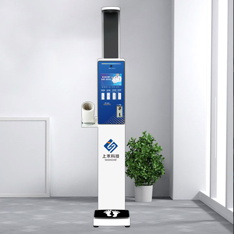 Automatic Coin Operated Blood Pressure Monitor Weight Height Scale With Printer