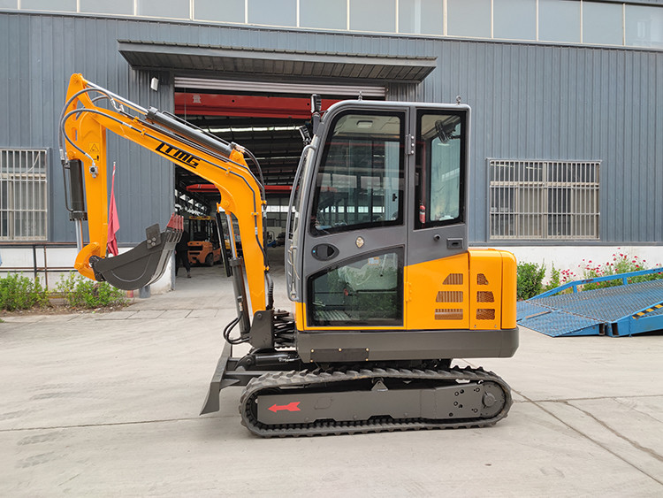 constuction digger swing arm small 3Ton excavator with close cab