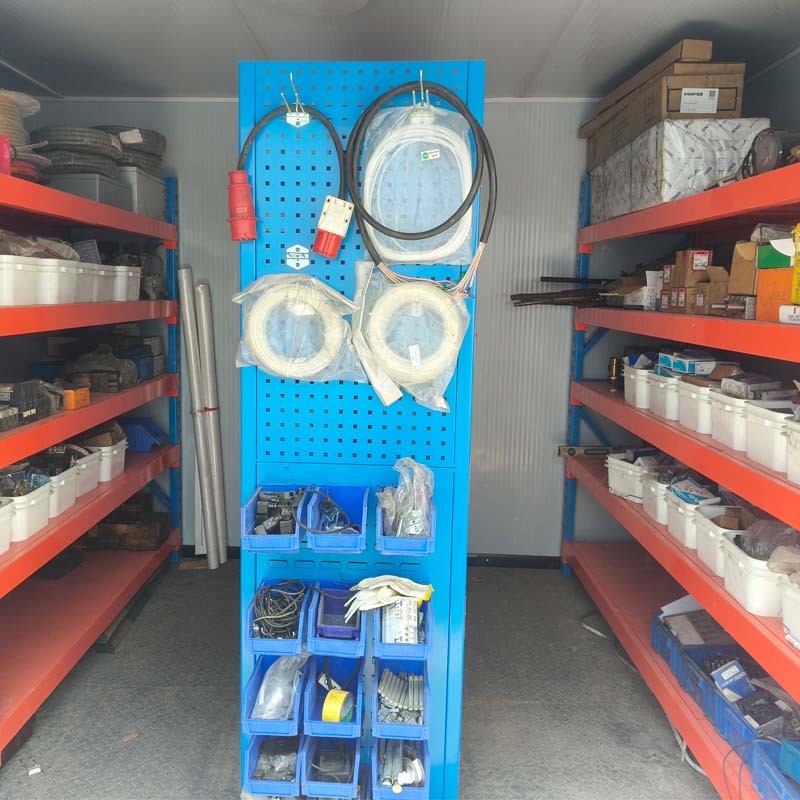 Orange Blue Adjustable Metal Boltless Industrial Shelving And Racks 5 Shelves