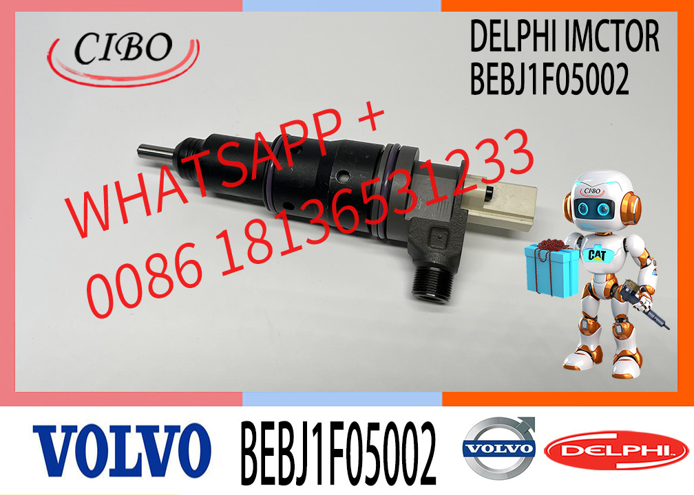 Diesel Engine Common Rail Fuel Injector 22282199 22282202 22301418 BEBJ1F05002 for Vol-vo Trucks