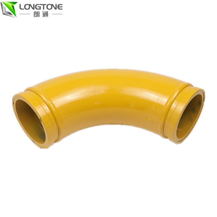 Longtone Schwing Pump Parts Curving , OEM Concrete Pump Elbow