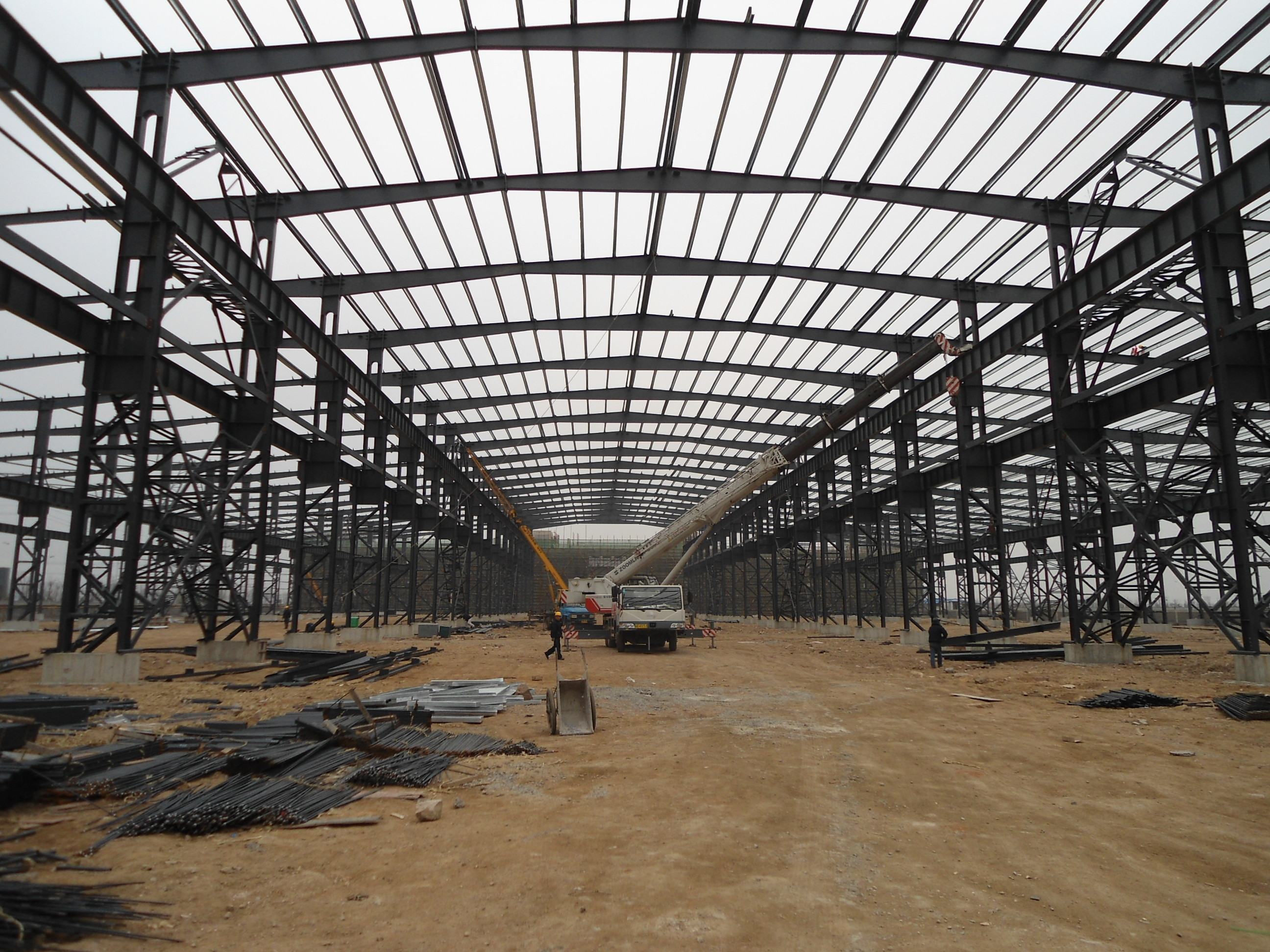 Light Steel Q355 Q235 Prefabricated Structures RAL Customized International Standard