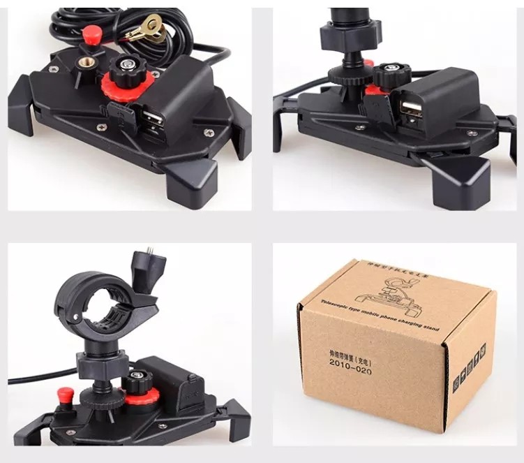 ODM Waterproof Motorcycle Phone Mount , Mobile Phone Bracket Holder