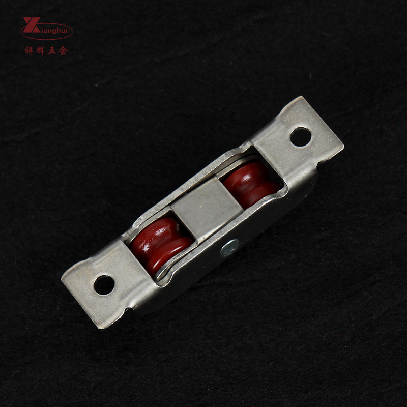 16mm UPVC Sliding Door Window Pulley with POM Wheel and Stainless Iron/Steel Frame